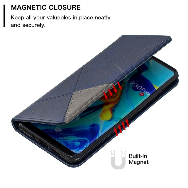 Flip Cover Huawei P30 Pro Style Artiste Flip Cover Huawei P30 Pro Style Artiste