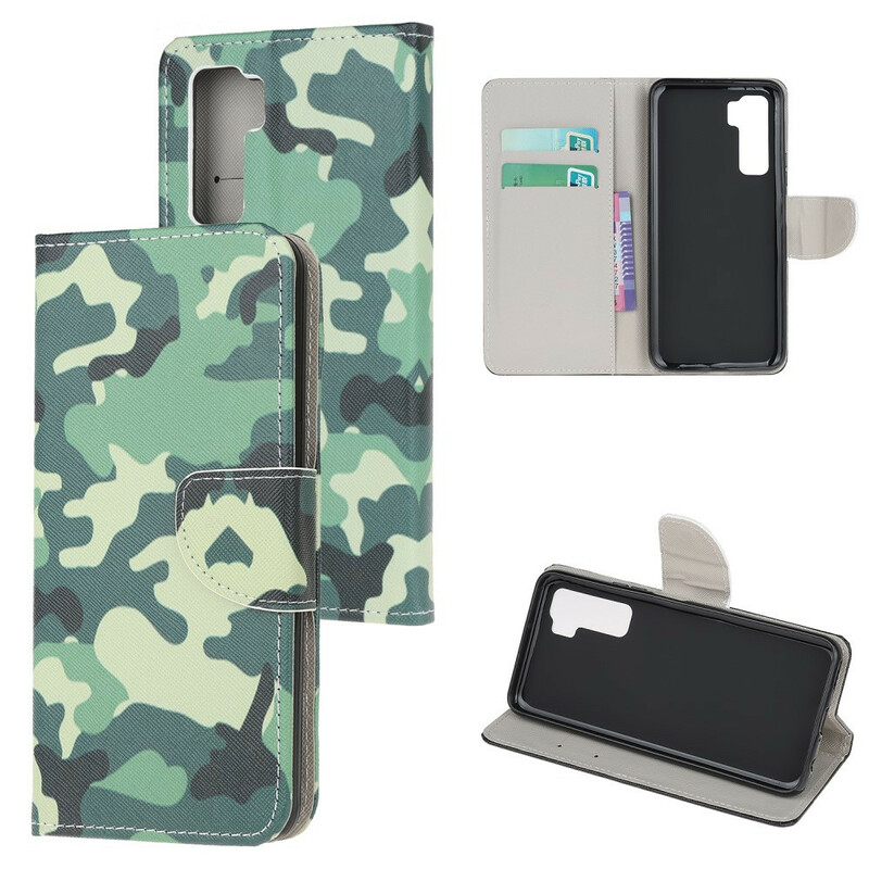 Housse Huawei P40 Lite 5G Camouflage Militaire