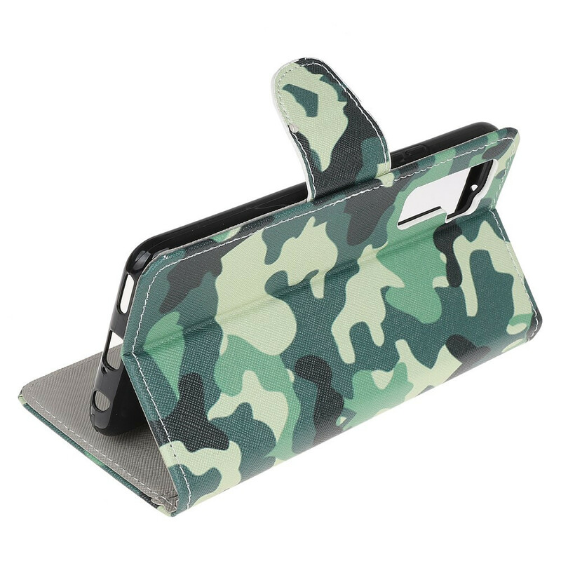 Housse Huawei P40 Lite 5G Camouflage Militaire