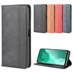 Flip Cover Huawei P40 Lite 5G Effet Cuir Vintage Stylisé Flip Cover Huawei P40 Lite 5G Effet Cuir Vintage Stylisé