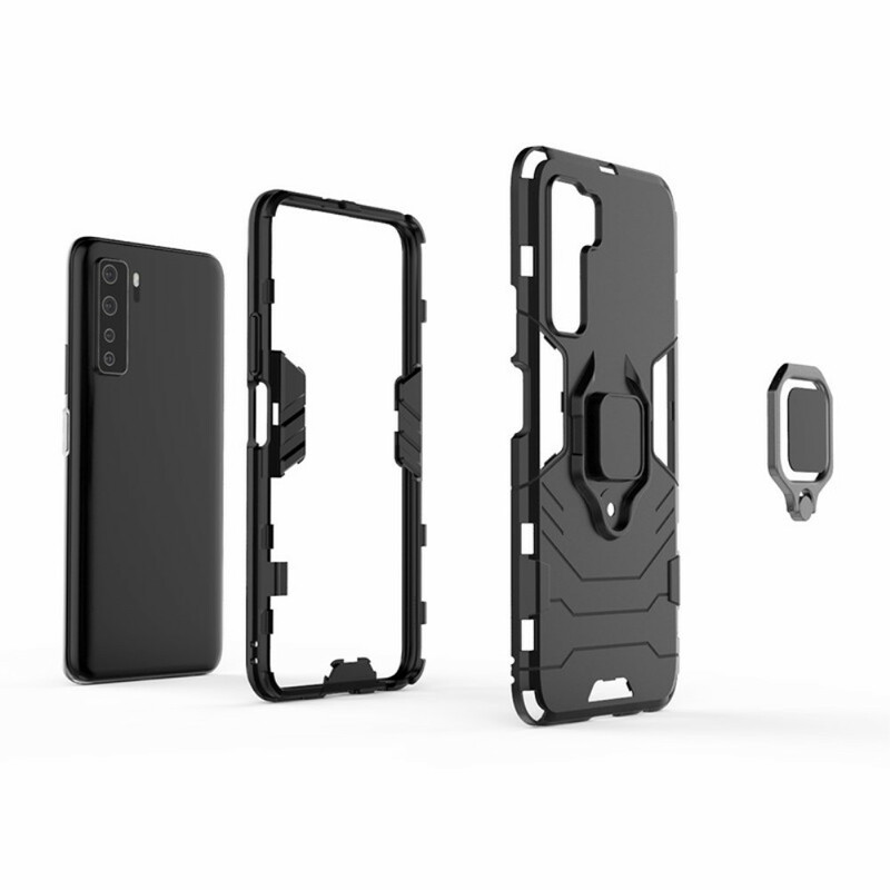 Coque Huawei P40 Lite 5G Ring Résistante Coque Huawei P40 Lite 5G Ring Résistante