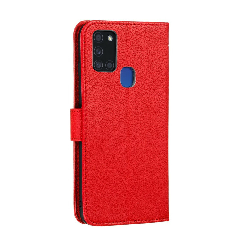 Housse Samsung Galaxy A21s Simili Cuir Live Your Dream