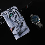 Housse Samsung Galaxy A21s Face de Tigre Housse Samsung Galaxy A21s Face de Tigre