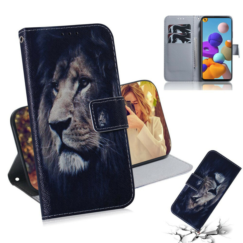 Housse Samsung Galaxy A21s Dreaming Lion
