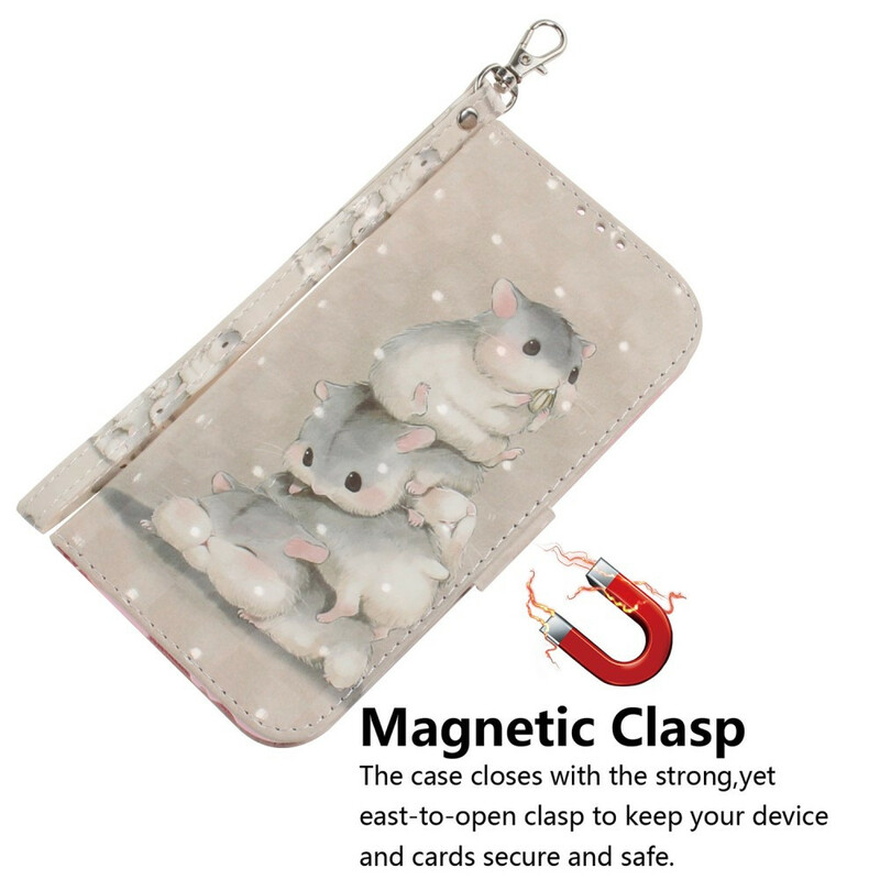 Housse Samsung Galaxy A21s Hamsters à Lanière Housse Samsung Galaxy A21s Hamsters à Lanière