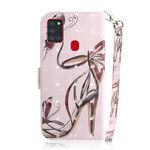 Housse Samsung Galaxy A21s Escarpin à Lanière Housse Samsung Galaxy A21s Escarpin à Lanière