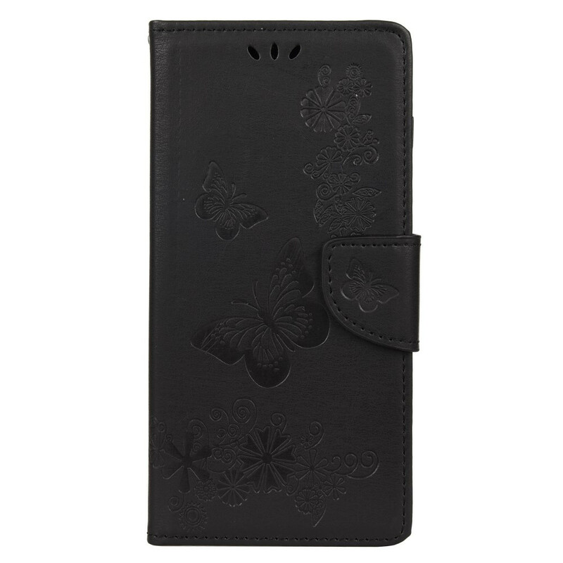 Housse Samsung Galaxy A21s Splendides Papillons à Lanière Housse Samsung Galaxy A21s Splendides Papillons à Lanière