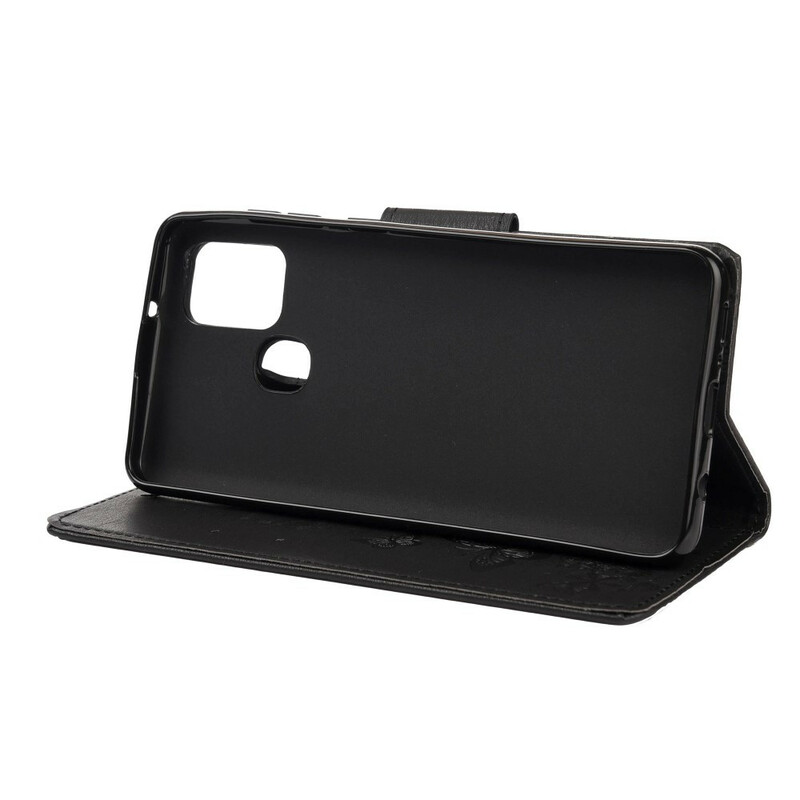 Housse Samsung Galaxy A21s Splendides Papillons à Lanière Housse Samsung Galaxy A21s Splendides Papillons à Lanière