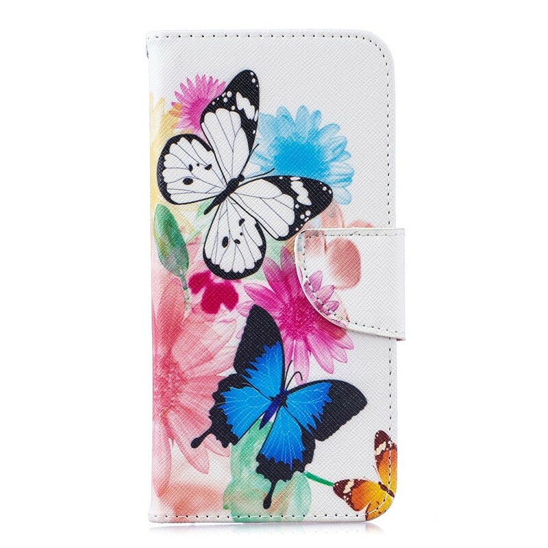 Housse Honor 8A Papillons et Fleurs Peints Housse Honor 8A Papillons et Fleurs Peints