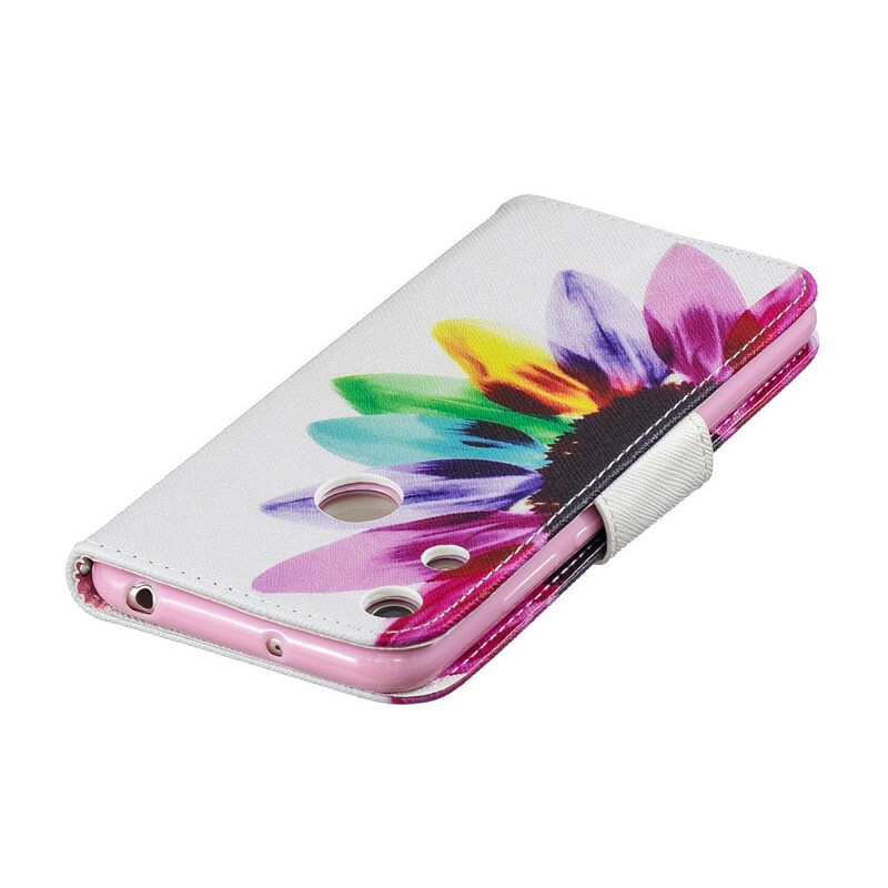 Housse Honor 8A Fleur Aquarelle