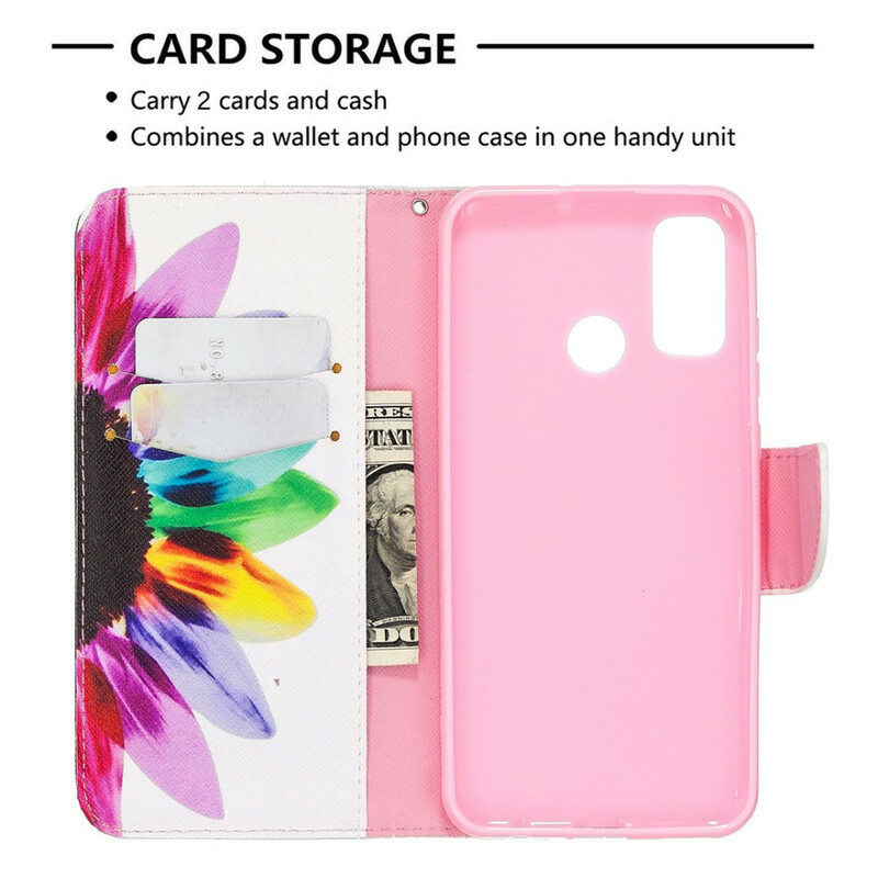 Housse Huawei P Smart 2020 Fleur Aquarelle Housse Huawei P Smart 2020 Fleur Aquarelle