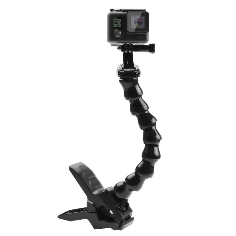 Go Pro Hero6 pince fixe support pistolet/canne à pêche/arc/flèche selfie  socle de fixation pour GoPro hero 7 Hero 6/5 accessoires de caméra d'action