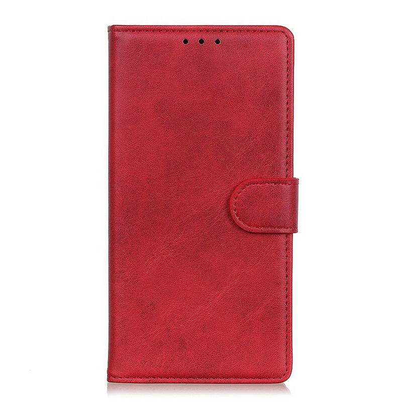 Housse Xiaomi Redmi 9 Effet Cuir Mat Rétro