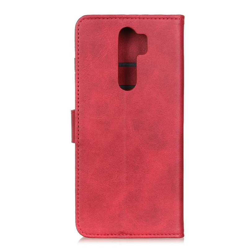 Housse Xiaomi Redmi 9 Effet Cuir Mat Rétro