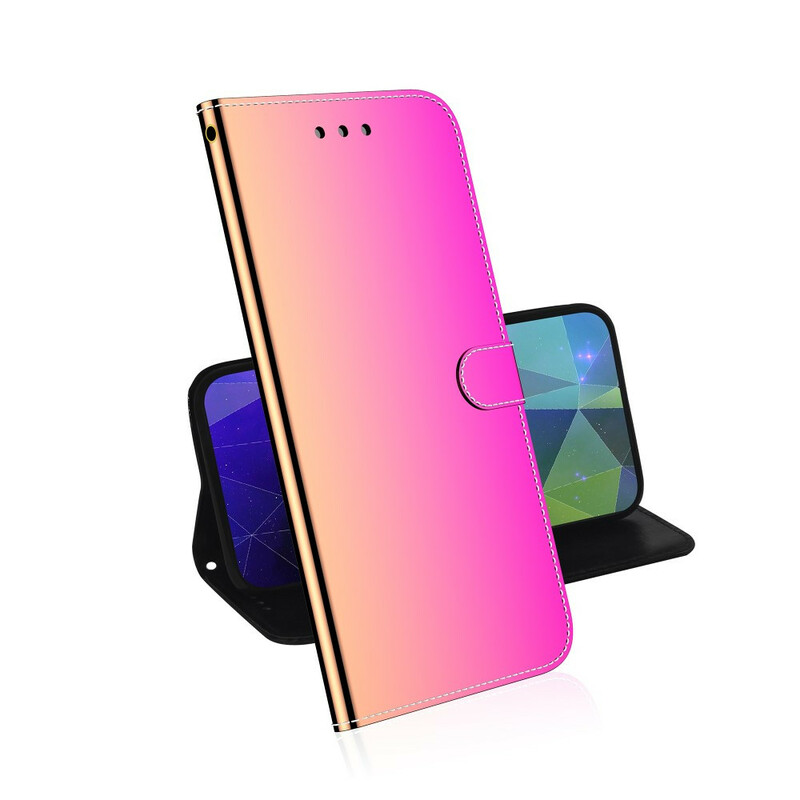 Housse Xiaomi Redmi 9 Simili Cuir Couverture Miroir Housse Xiaomi Redmi 9 Simili Cuir Couverture Miroir