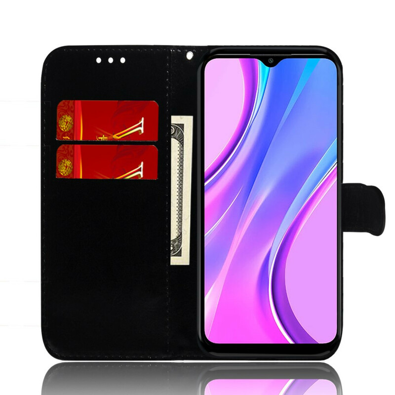 Housse Xiaomi Redmi 9 Simili Cuir Couverture Miroir Housse Xiaomi Redmi 9 Simili Cuir Couverture Miroir