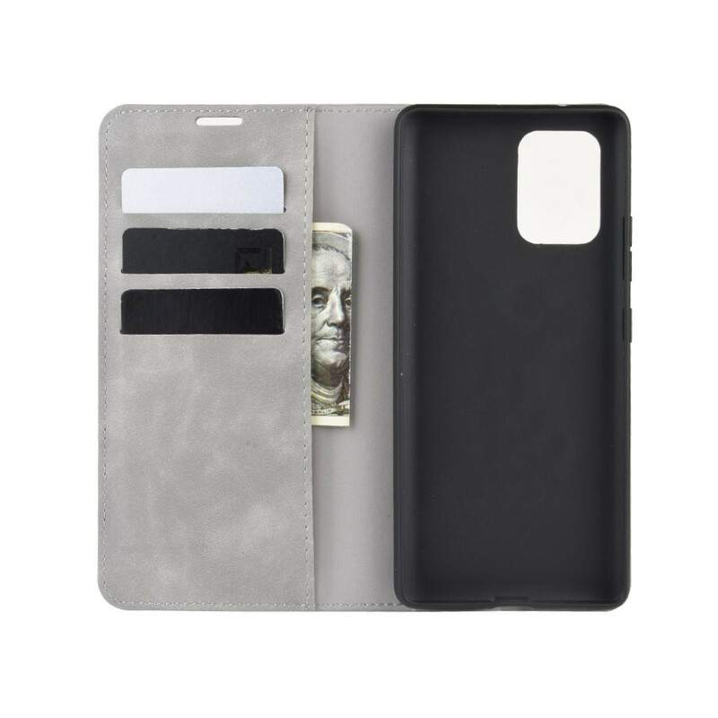 Flip Cover Samsung Galaxy S10 Lite Effet Cuir Douceur Flip Cover Samsung Galaxy S10 Lite Effet Cuir Douceur