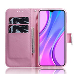 Housse Xiaomi Redmi 9 Fleur Vieux Rose