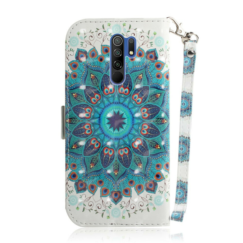 Housse Xiaomi Redmi 9 Magistral Mandala à Lanière Housse Xiaomi Redmi 9 Magistral Mandala à Lanière