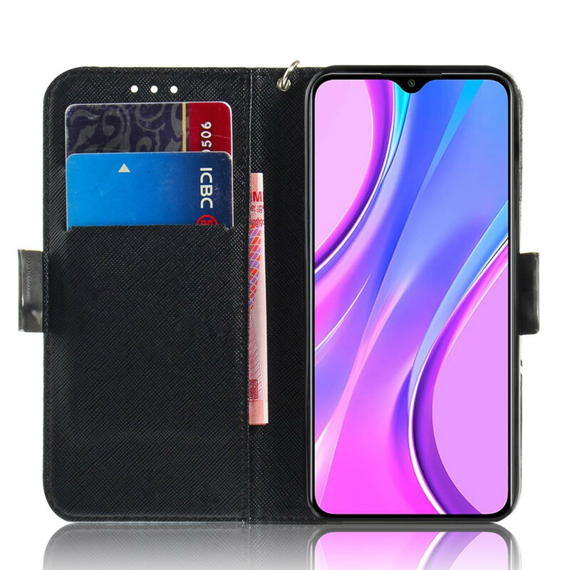 Housse Xiaomi Redmi 9 Magistral Mandala à Lanière