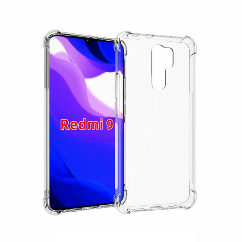 Coque Xiaomi Redmi 9 Transparente Coins Renforcés Coque Xiaomi Redmi 9 Transparente Coins Renforcés