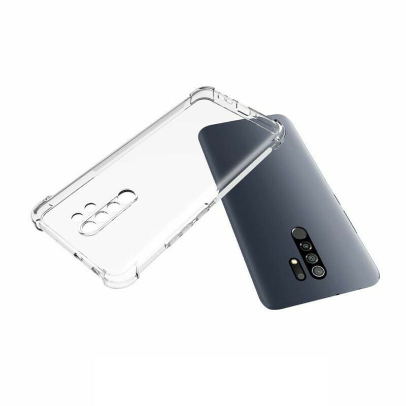 Coque Xiaomi Redmi 9 Transparente Coins Renforcés Coque Xiaomi Redmi 9 Transparente Coins Renforcés