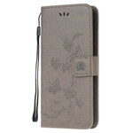 Housse Samsung Galaxy S10 Lite Papillons Et Fleurs À Lanière Housse Samsung Galaxy S10 Lite Papillons Et Fleurs À Lanière