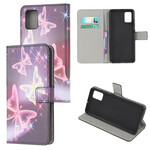 Housse Samsung Galaxy S10 Lite Papillons Néons Housse Samsung Galaxy S10 Lite Papillons Néons
