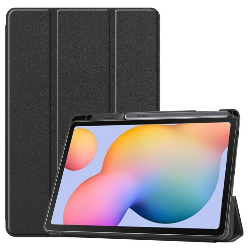 Smart Case Samsung Galaxy Tab s6 Lite Tri Fold Porte-Crayon