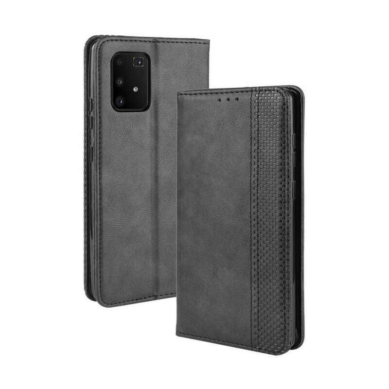 Flip Cover Samsung Galaxy S10 Lite Effet Cuir Vintage Stylisé Flip Cover Samsung Galaxy S10 Lite Effet Cuir Vintage Stylisé