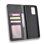 Flip Cover Samsung Galaxy S10 Lite Effet Cuir Vintage Stylisé Flip Cover Samsung Galaxy S10 Lite Effet Cuir Vintage Stylisé