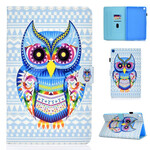 Housse Samsung Galaxy Tab S6 Lite Hibou Tribal Housse Samsung Galaxy Tab S6 Lite Hibou Tribal