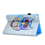 Housse Samsung Galaxy Tab S6 Lite Hibou Tribal Housse Samsung Galaxy Tab S6 Lite Hibou Tribal
