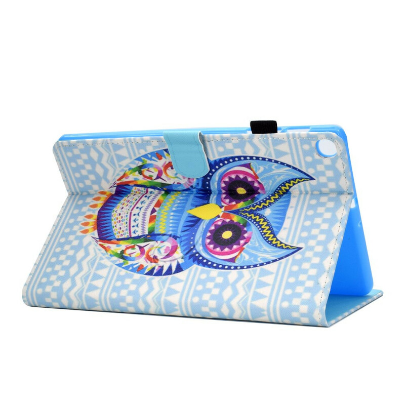 Housse Samsung Galaxy Tab S6 Lite Hibou Tribal Housse Samsung Galaxy Tab S6 Lite Hibou Tribal
