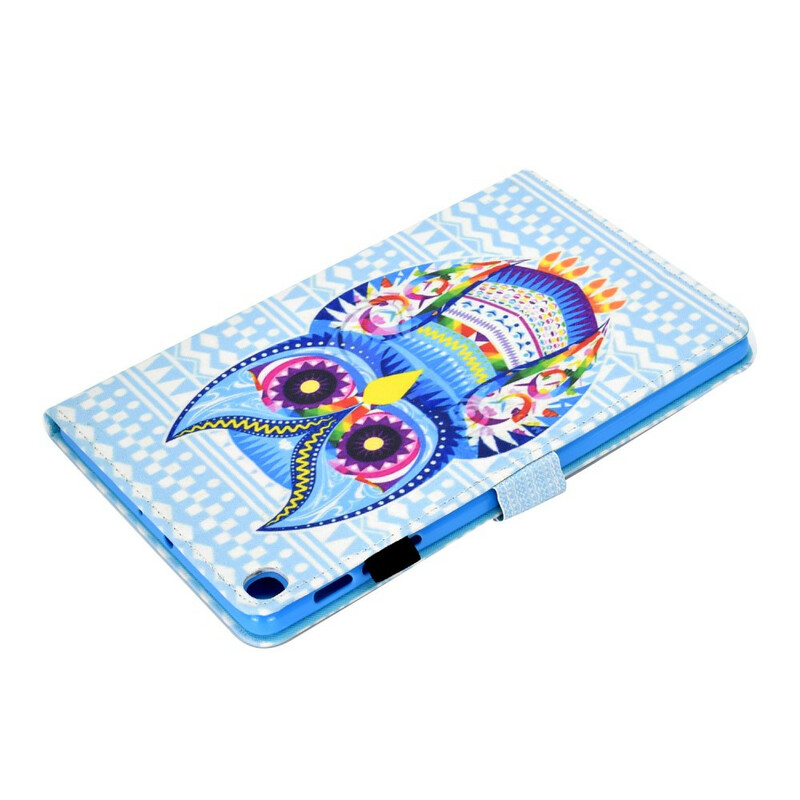 Housse Samsung Galaxy Tab S6 Lite Hibou Tribal Housse Samsung Galaxy Tab S6 Lite Hibou Tribal