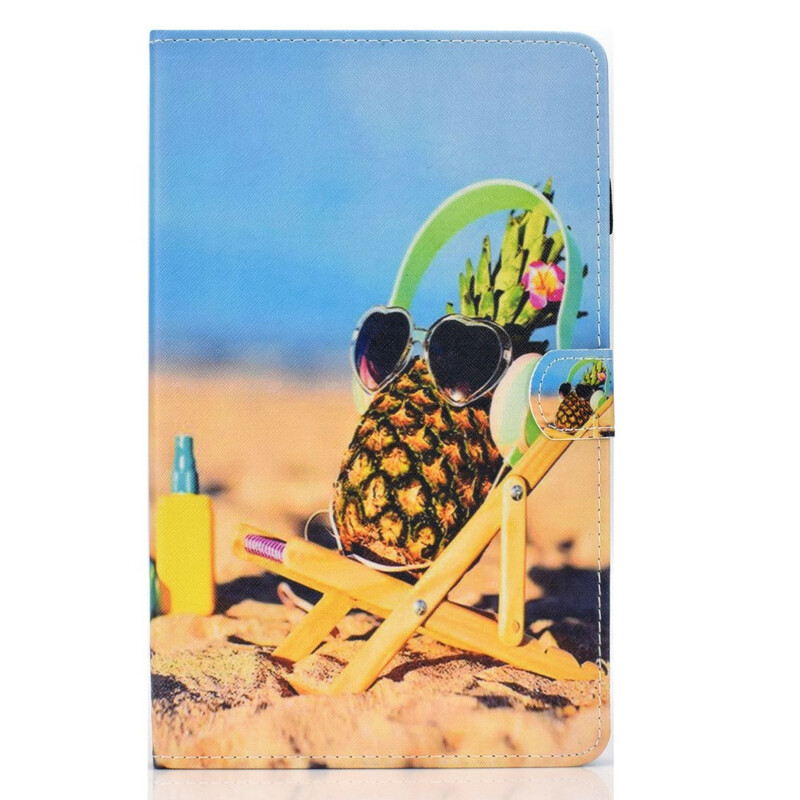 Housse Samsung Galaxy Tab S6 Lite Ananas Plage Housse Samsung Galaxy Tab S6 Lite Ananas Plage