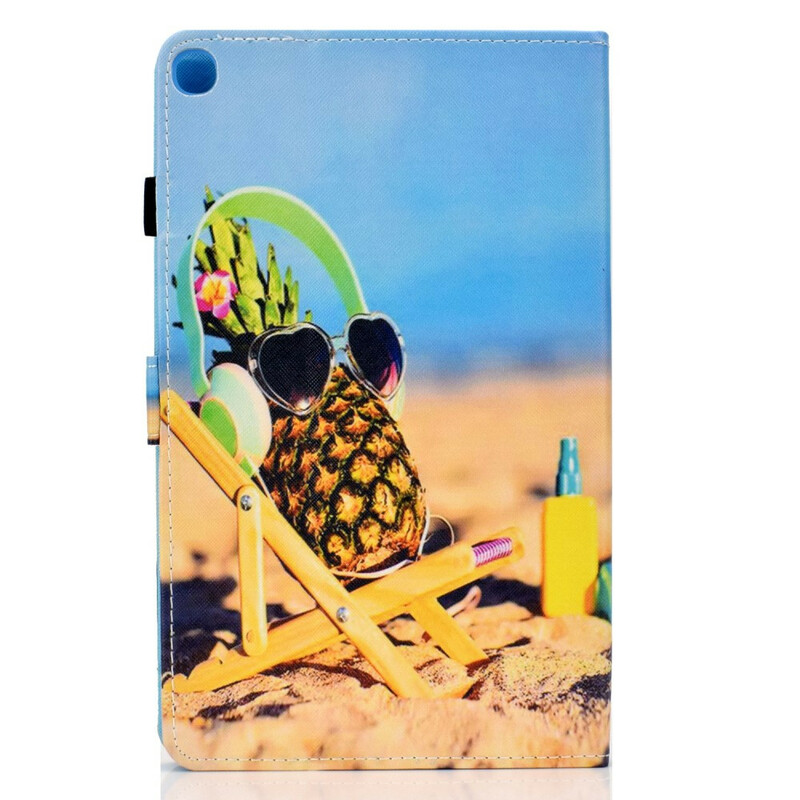 Housse Samsung Galaxy Tab S6 Lite Ananas Plage Housse Samsung Galaxy Tab S6 Lite Ananas Plage