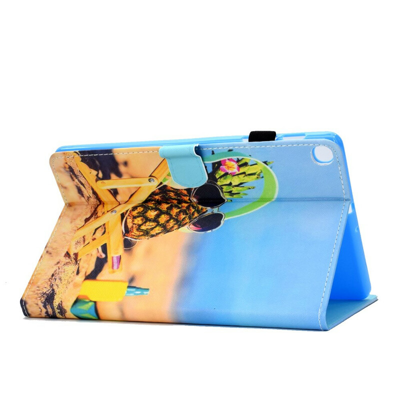 Housse Samsung Galaxy Tab S6 Lite Ananas Plage Housse Samsung Galaxy Tab S6 Lite Ananas Plage