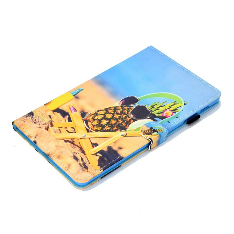Housse Samsung Galaxy Tab S6 Lite Ananas Plage Housse Samsung Galaxy Tab S6 Lite Ananas Plage