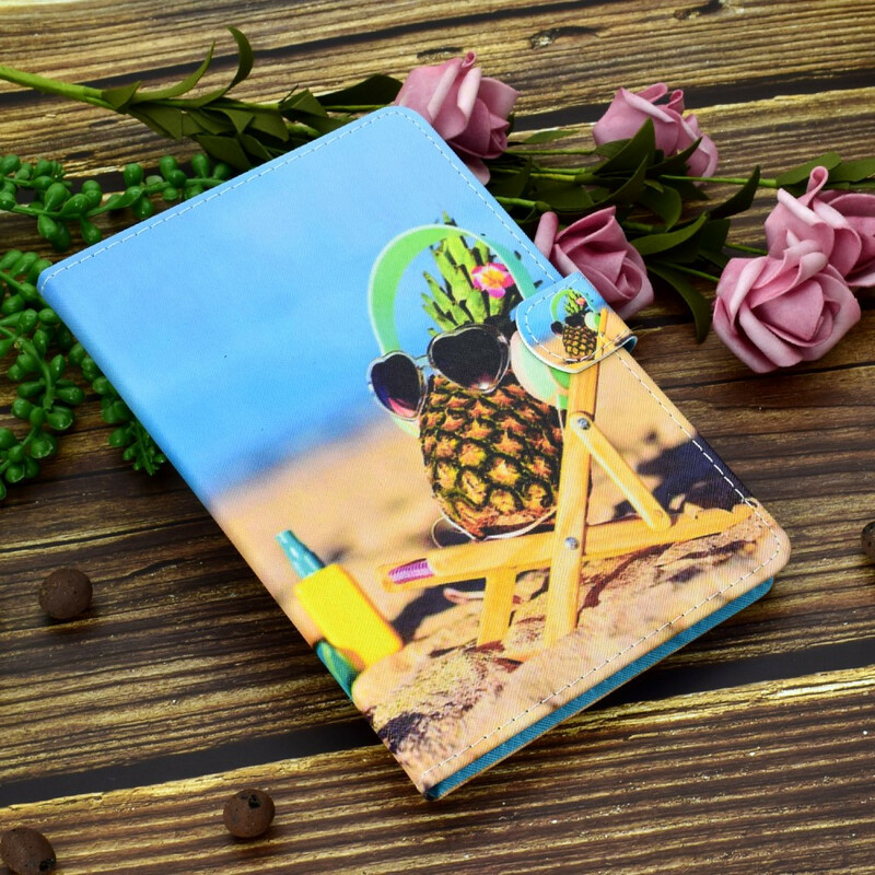 Housse Samsung Galaxy Tab S6 Lite Ananas Plage