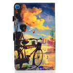 Housse Samsung Galaxy Tab S6 Lite Vélo Art