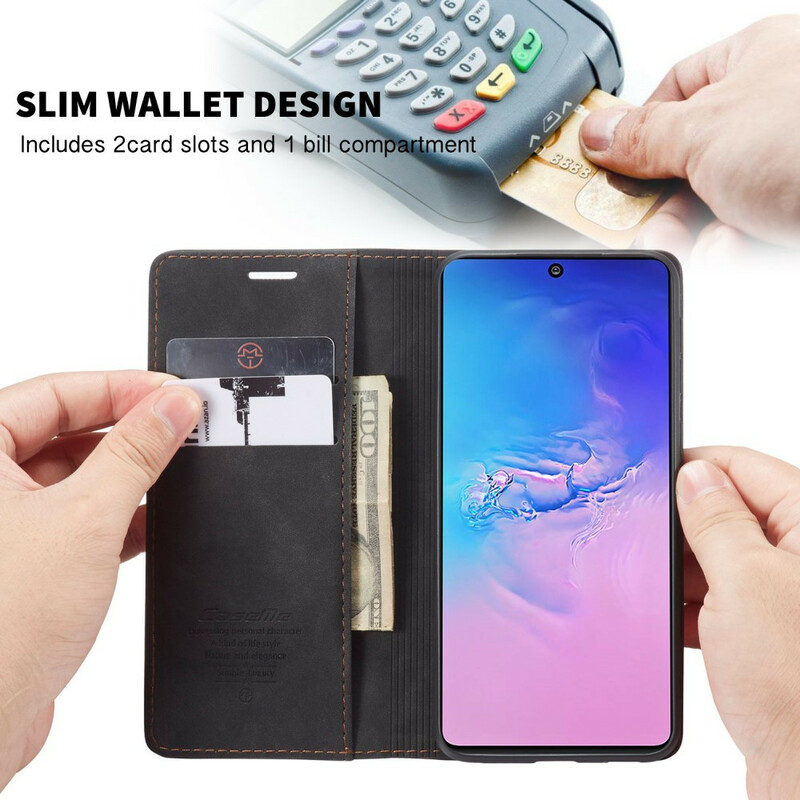 Flip Cover Samsung Galaxy S10 Lite CASEME Simili Cuir Flip Cover Samsung Galaxy S10 Lite CASEME Simili Cuir