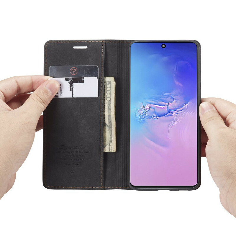 Flip Cover Samsung Galaxy S10 Lite CASEME Simili Cuir Flip Cover Samsung Galaxy S10 Lite CASEME Simili Cuir