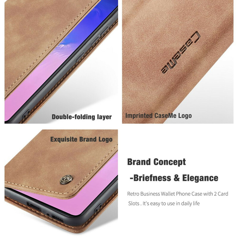 Flip Cover Samsung Galaxy S10 Lite CASEME Simili Cuir