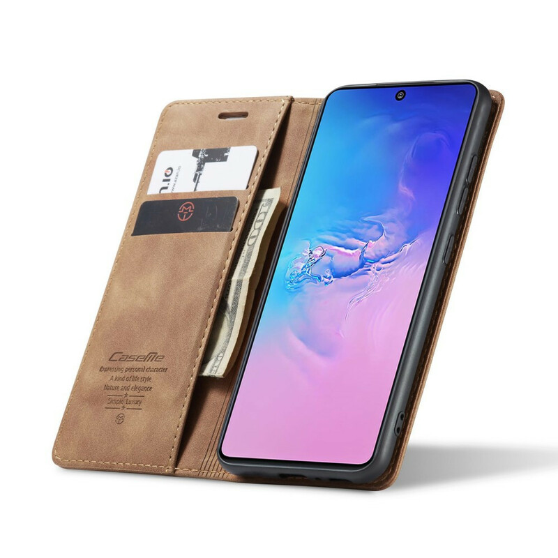 Flip Cover Samsung Galaxy S10 Lite CASEME Simili Cuir