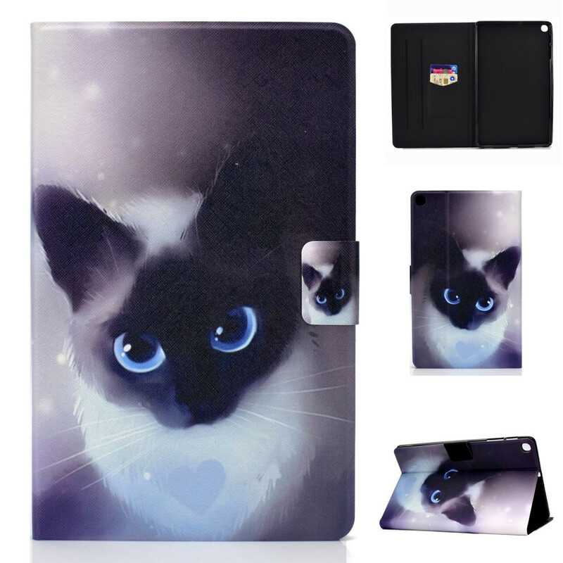 Housse Samsung Galaxy Tab S6 Lite Série Chat Housse Samsung Galaxy Tab S6 Lite Série Chat