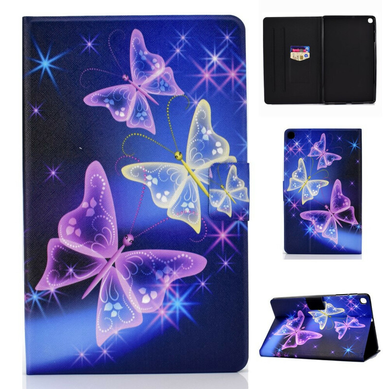 Housse Samsung Galaxy Tab S6 Lite Féérie Papillons Housse Samsung Galaxy Tab S6 Lite Féérie Papillons
