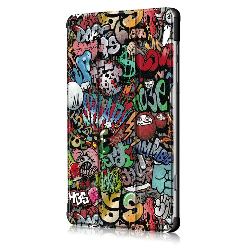 Smart Case Samsung Galaxy Tab S6 Lite Renforcée Graffitis Smart Case Samsung Galaxy Tab S6 Lite Renforcée Graffitis