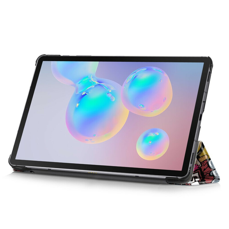 Smart Case Samsung Galaxy Tab S6 Lite Renforcée Graffitis Smart Case Samsung Galaxy Tab S6 Lite Renforcée Graffitis