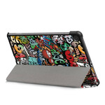 Smart Case Samsung Galaxy Tab S6 Lite Renforcée Graffitis